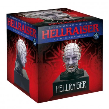 Busto Pinhead Hellraiser Caja Capacidad 4 Estuches Blu-Rays