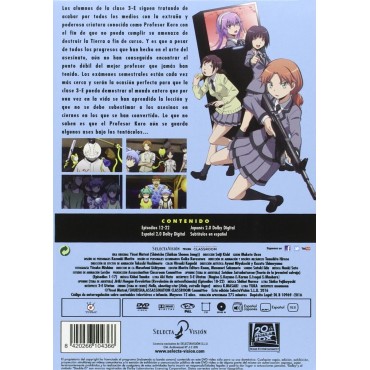 Assassination Classroom - Temporada 1, Parte 2 (Ep. 12 a 22) [DVD]