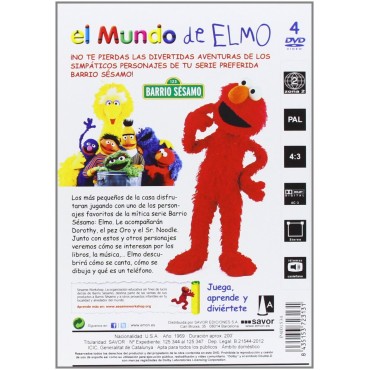 Barrio Sesamo: El Mundo De Elmo [DVD]