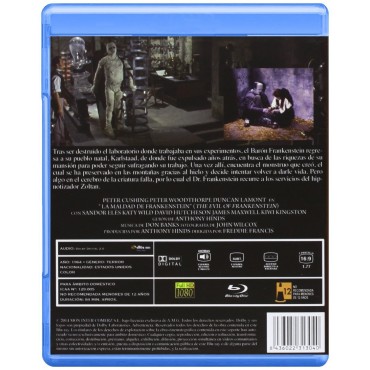 LA MALDAD DE FRANKENSTEIN (BLU-RAY)