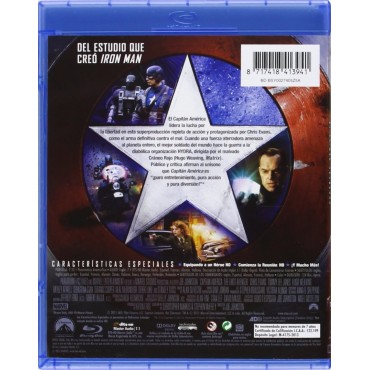 Capitán América: El Primer Vengador [Blu-ray]