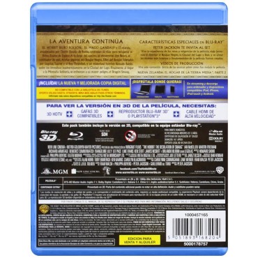 EL HOBBIT: LA DESOLACIÓN DE SMAUG (BLU-RAY 3D+2D)+COPIA DIGITAL