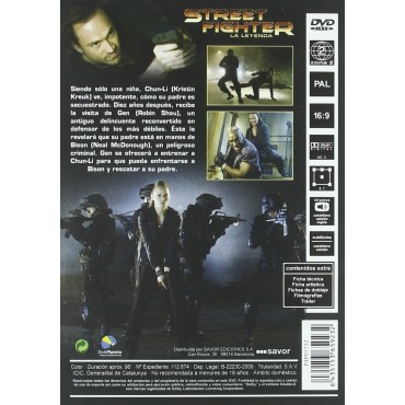 Street Fighter: The Legend Of Chun-Li [DVD]