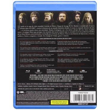 JUEGO DE TRONOS: PRIMERA TEMPORADA COMPLETA (BLU-RAY)
