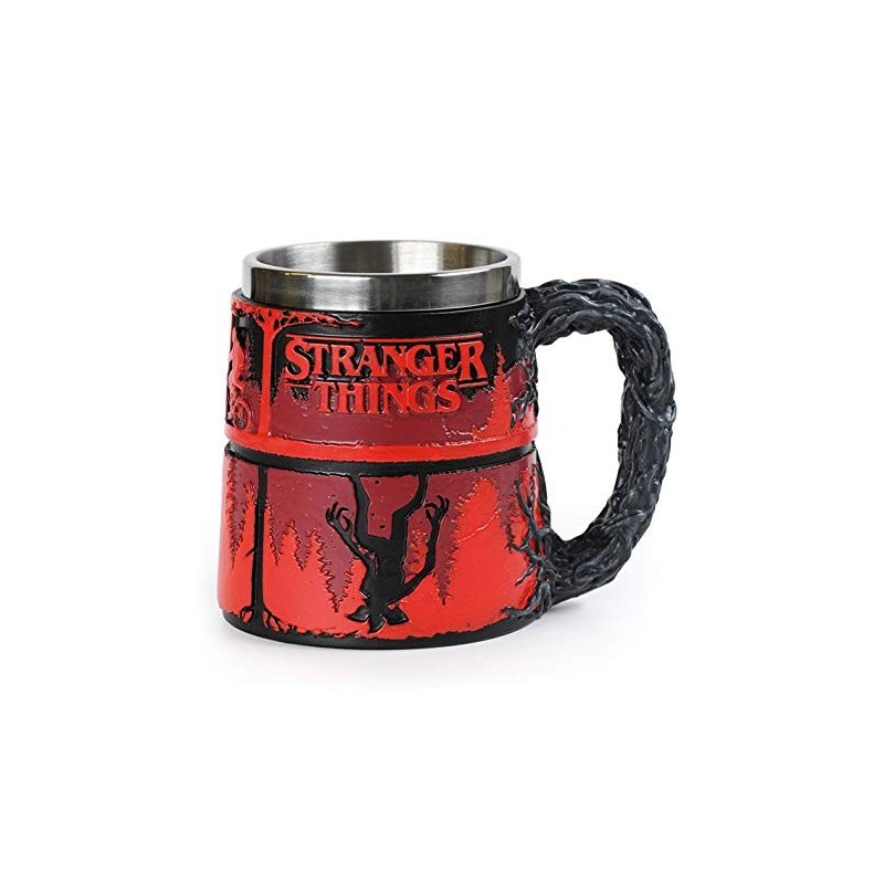 Taza Stranger Things Esculpida Jarra 350 mls