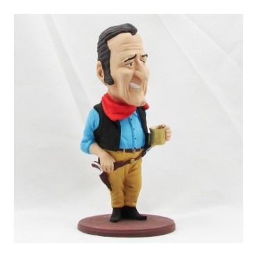 Figura John Wayne Artesanal 20 cms