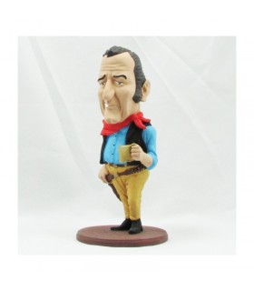 Figura John Wayne Artesanal 20 cms