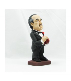 Figura El Padrino Marlon Brando Artesanal 20 cms