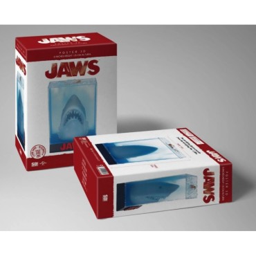 Figura Tiburón Cartel Póster 3D Diorama 28 cms