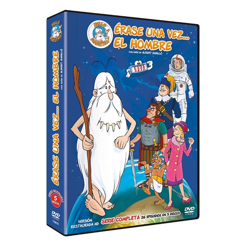 Érase Una Vez... el Hombre (Serie Completa 5 DVDs) Ed. Sencilla 1978 Il était une fois... l'Homme [DVD]
