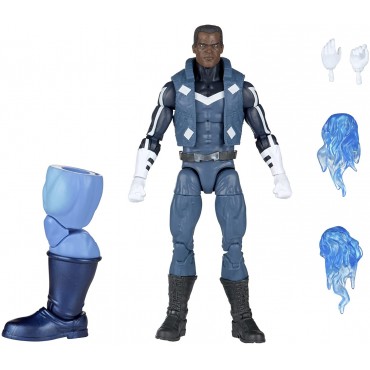 Figura Blue Marvel Legends con Build-A-Figure Articulada 15 cms