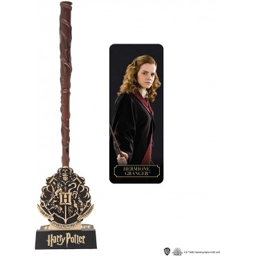 Varita Bolígrafo Hermione Granger Stand y Marcapáginas Harry Potter