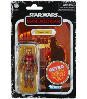 Figura The Armorer The Mandalorian Star Wars Retro Collection  Articulada 10 cms
