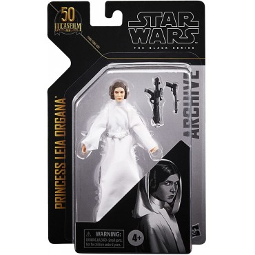 Figura Articulada Princesa Leia Organa the Black Series 50 Aniversario Star Wars 13,5 cms