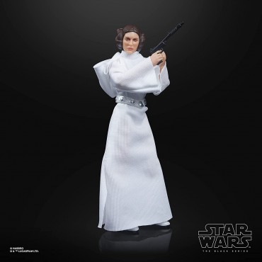 Figura Articulada Princesa Leia Organa the Black Series 50 Aniversario Star Wars 13,5 cms