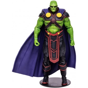 Figura Martian Manhunter DC Rebirth DC con Tarjeta Colecionable 18 cms