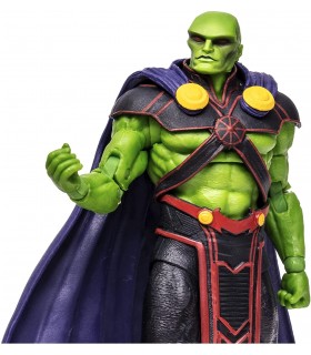 Figura Martian Manhunter DC Rebirth DC con Tarjeta Colecionable 18 cms