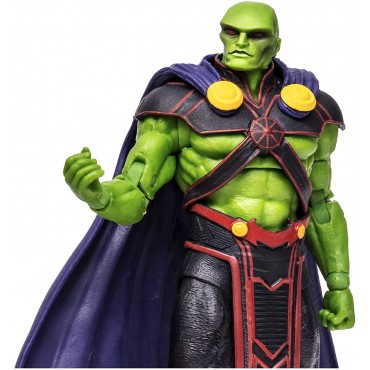 Figura Martian Manhunter DC Rebirth DC con Tarjeta Colecionable 18 cms