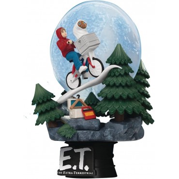 Diorama E.T. El Extraterrestre D Stage Iconic Movie Scene 15 cms