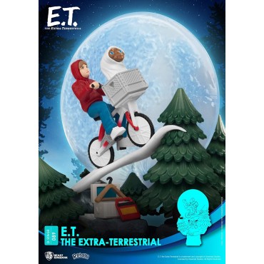 Diorama E.T. El Extraterrestre D Stage Iconic Movie Scene 15 cms