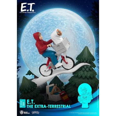 Diorama E.T. El Extraterrestre D Stage Iconic Movie Scene 15 cms