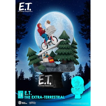 Diorama E.T. El Extraterrestre D Stage Iconic Movie Scene 15 cms