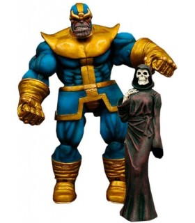Figura Thanos & Lady Death Marvel Select Articulada 20 cms