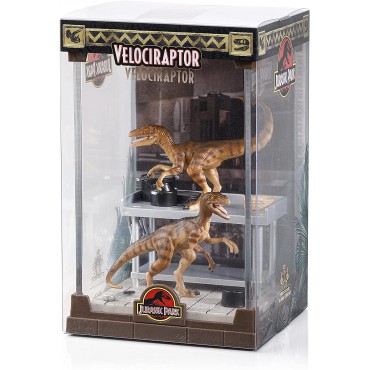 Figura Velociraptor Escena de la Cocina Jurassic Park Diorama 18 cms