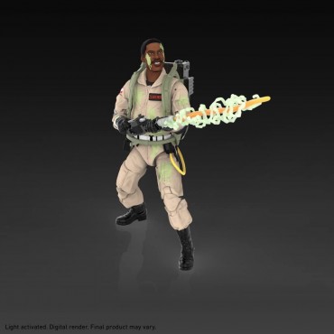 Figura Zeddemore Cazafantasmas Ghostbusters Brilla en la Oscuridad Plasma Series Articulada 15 cms
