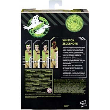 Figura Zeddemore Cazafantasmas Ghostbusters Brilla en la Oscuridad Plasma Series Articulada 15 cms