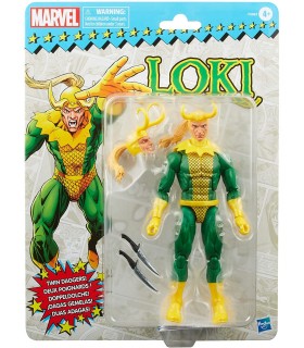 Figura Loki con Dagas Gemelas Thor Marvel Articulada 17 cms