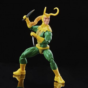Figura Loki con Dagas Gemelas Thor Marvel Articulada 17 cms