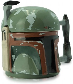 Taza Boba Fett 3D Star Wars The Mandalorian Cerámica 300 mls