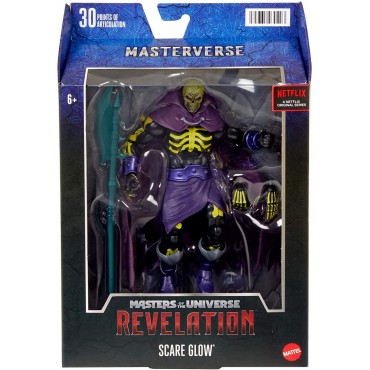 Figura Scare Glow Masters del Universo Revelation Masterverse Articulada 17 cms 