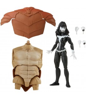 Figura Marvel's Shriek Spider-Man Marvel Legends Series Build A Figure Articulada 15 cms 