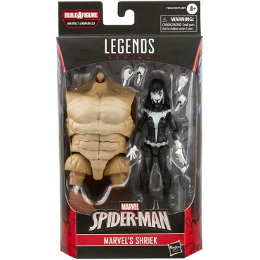 Figura Marvel's Shriek Spider-Man Marvel Legends Series Build A Figure Articulada 15 cms 