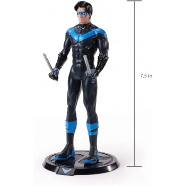 Figura Nightwing DC Bendyfigs Flexible 18 cms