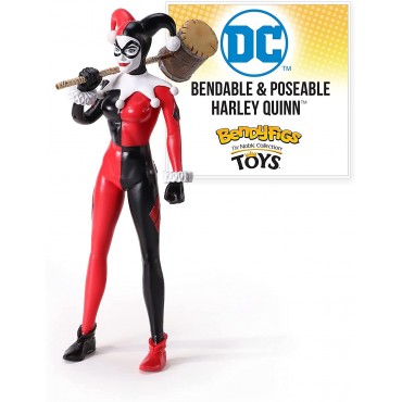 Figura Harley Quinn DC Bendyfigs Flexible 18 cms