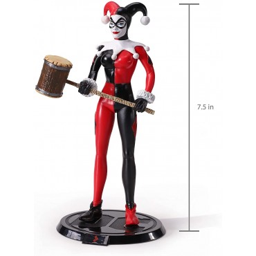 Figura Harley Quinn DC Bendyfigs Flexible 18 cms