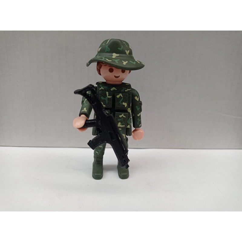 Muñeco Soldado Camuflaje Hombre Articulado 7,5 cms
