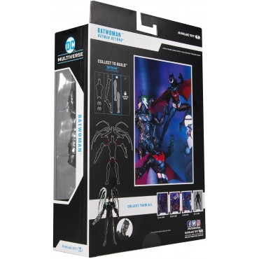 Figura Batwoman Build A Batman Beyond DC Articulada 18 cms