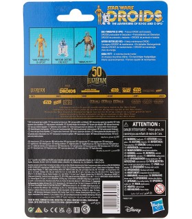 Figura See Threepio C-3PO + Moneda Star Wars Droids The Adventures of R2-D2 & C-3PO Articulada 9,5 cms