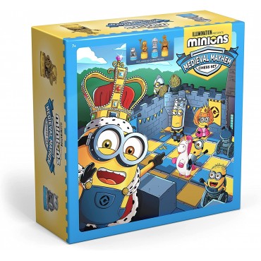 Ajedrez Los Minions Set Medieval Mayhem