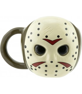 Taza Viernes 13 Máscara Jason 3D Cerámica 500 mls