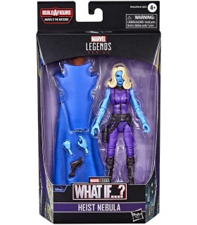Figura Heist Nebula What If…? y Pieza Build A Figure Marvel Legends Articulada 15 cms