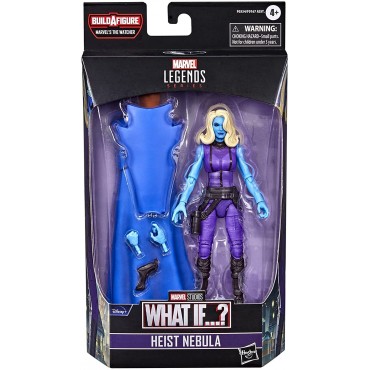 Figura Heist Nebula What If…? y Pieza Build A Figure Marvel Legends Articulada 15 cms