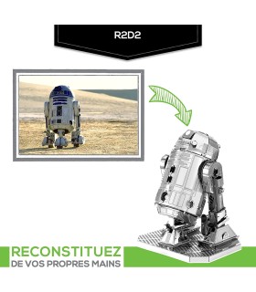 Maqueta R2-D2 Star Wars de Metal 3D