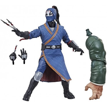 Figura Death Dealer La Leyenda de los Diez Anillos Marvel Legends Accesorio Build-A-Figure Mr Hyde Articulada 15 cms
