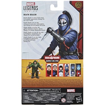 Figura Death Dealer La Leyenda de los Diez Anillos Marvel Legends Accesorio Build-A-Figure Mr Hyde Articulada 15 cms