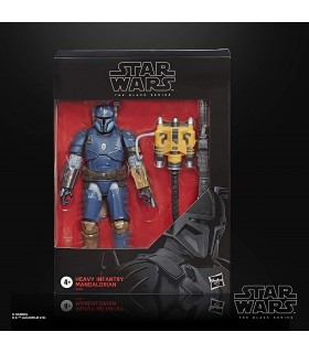 Figura Heavy Infantry Mandalorian Deluxe The Black Series Star Wars Articulada 19 cms